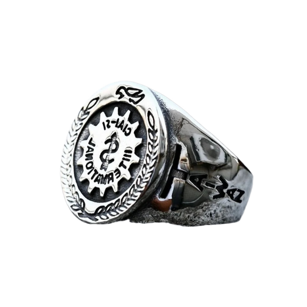 [ NODE_#09A ] CYBER CAPITAL GEAR SIGNET RING