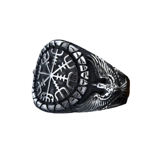 [ DECRYPT_#04M ] VIKING COMPASS RAVEN SIGNET
