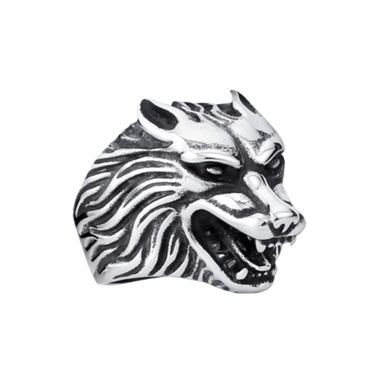 [ DECRYPT_#18W ] ROARING LONE WOLF インプラントリング