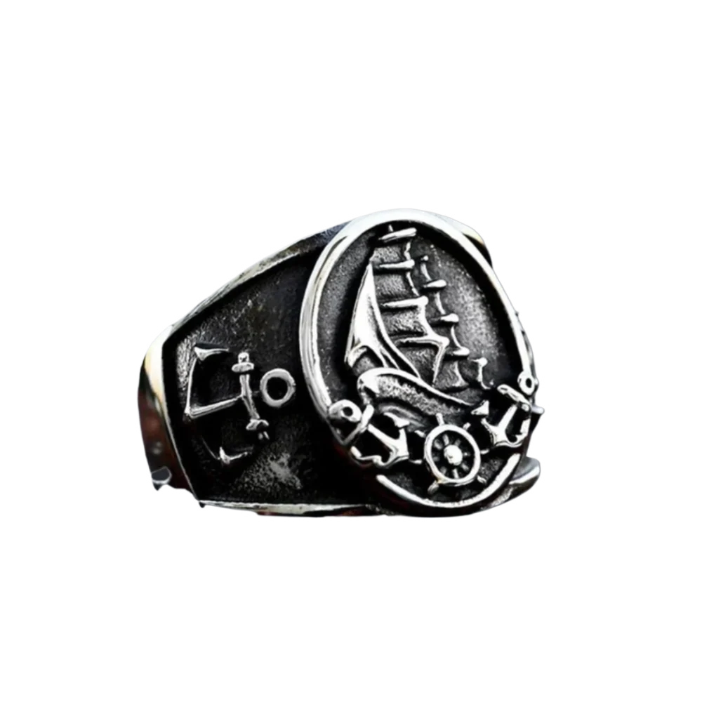 [ BUILD_#02B ] GHOST SHIP ENCRYPTED SIGNET RING